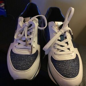 Michael Kors Monique Trainer River Blue 43R2MQFSBD Women's